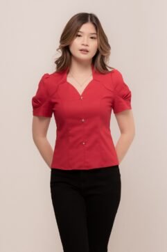 Lucya Puff Sleeves Top CC33634-1