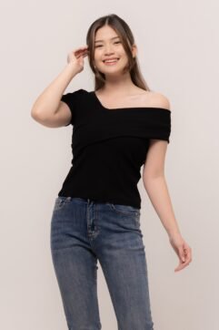 Gretha Asymmetrical Off Shoulder Top 594