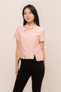 MeiYa Mandarin Button Top CC33608