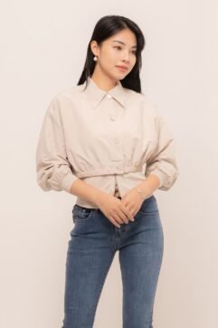 Geralda Layered Bomber Top CC33461