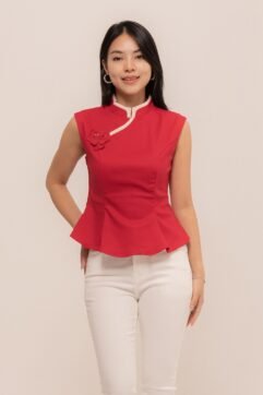Neoma Flower Sleveless Top CC33530