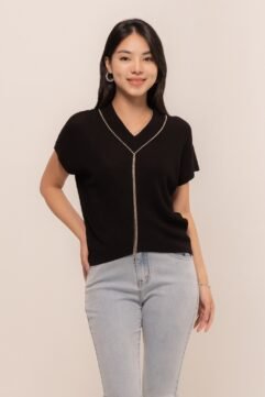 Marith Beads Knit Top CC10033