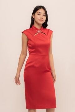 Alea Flower Cheongsam Dress CC33637-1