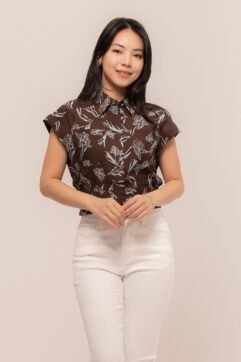 Reviola Belted Printed Top CC33474