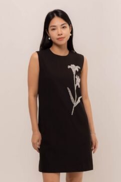 Annelies Flower Beads Sleveless Dress CC31847