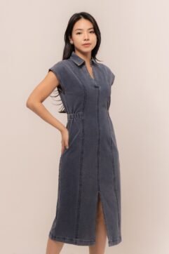 Delica Front-Slit Dress CC20053-1