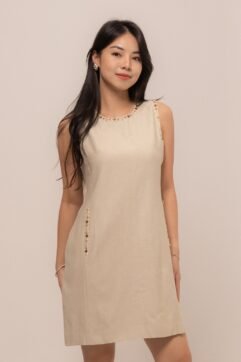 Azure Embellishments Sleveless Dress 525894