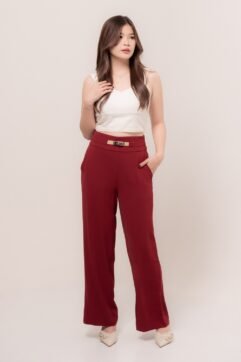 Nerissa Buckle Cullottes Pants  521717-6