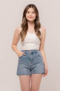 Jemma Sliced Denim Shorts 5120 S00