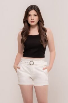 Ambra A-Line Belted Shorts 5115-1