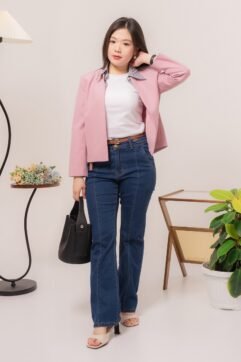 Naudi Stripes Collar Blazer CC33454