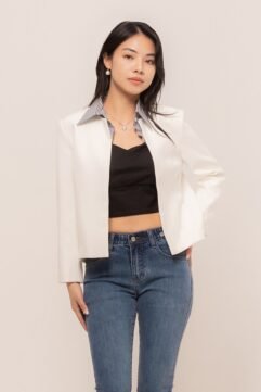 Naudi Stripes Collar Blazer CC33454