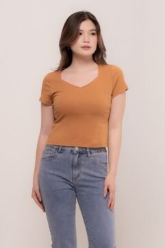 Varsha V-Neck Crop Top 526149