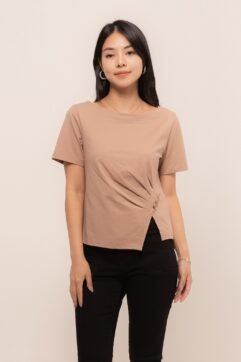 Amaryllis Marble Beads Pleated Top 5S25101