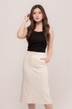 Evania Slit Midi Skirt CC33982