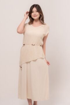 Coralie Mesh Belted Dress R80149