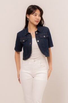 Luz Denim Crop Top 526012
