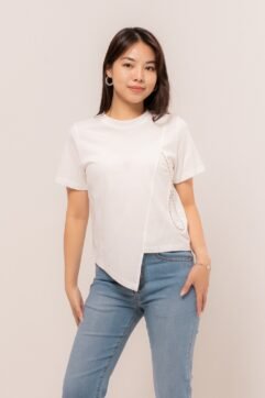 Shazia Assymetrical Tee Top 7692
