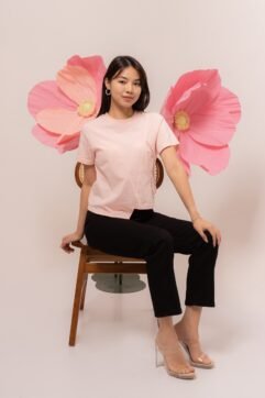 Shazia Assymetrical Tee Top 7692