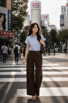 Hela Cuffed Wide Leg Pants 5S25225-1