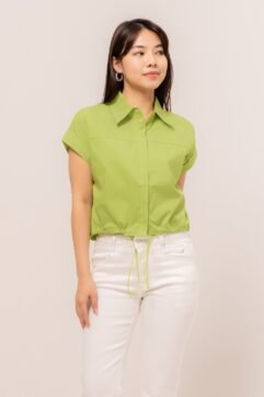 Lala Drawstring Hem Top 7683