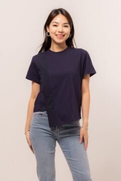 Fiera Ribbed Asymmetric Top 7690