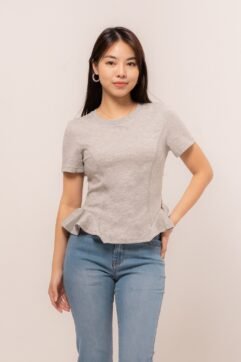 Celina Peplum Ruffle Top CC34891