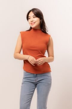 Ivana Mock Neck Sleeveless Top 5L725-2