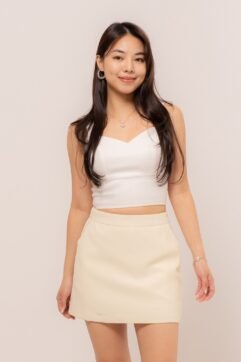 Gleen Crystal-Trim Pocket Mini Skirt CC34737